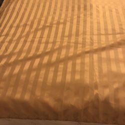 Silky Table Cloth Golden Color Brand New