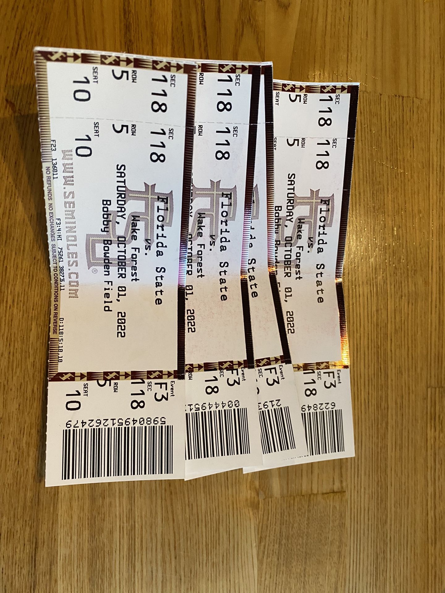 Florida St. Tickets vs. Wake Forest