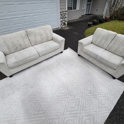 Light Beige Carpet/ Sofa Set Delivery Available 🚚
