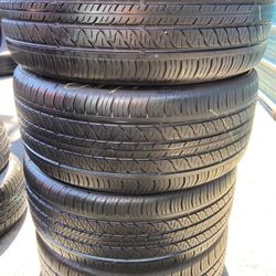 4 Llantas Usadas Continental Procontact 255/45/19 $300