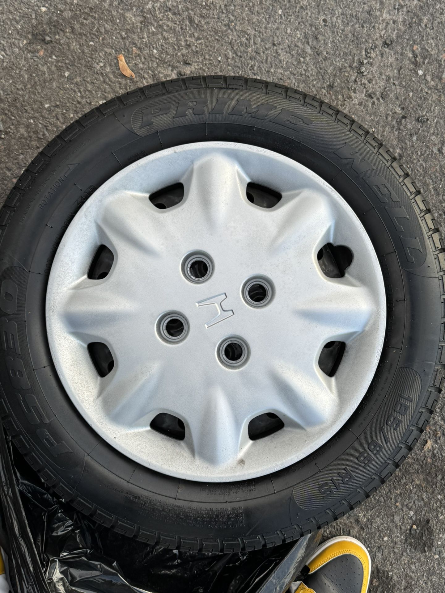 Steel Rims And Tires From 1997 Accord