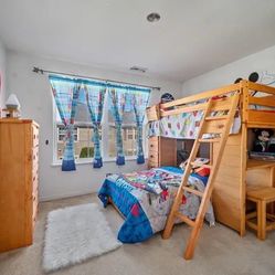 Twin Loft Bedroom Set -Bunkbed