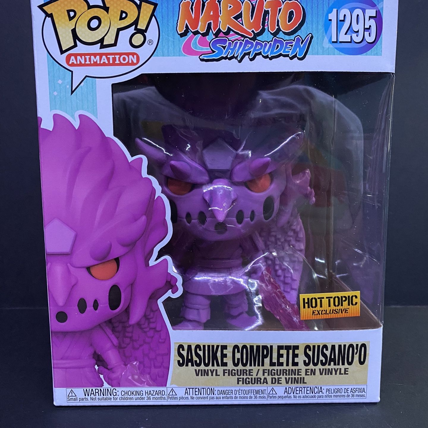 Funko POP Naruto Shippuden Sasuke Uchiha Purple