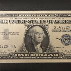 $1 1957 B. Vintage banknote USA