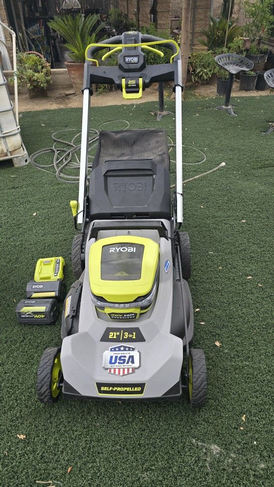 Ryobi 21-in 3-in-1 Brushless Lawn Mower 