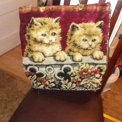 Nice kitten bag heavy duty leather.