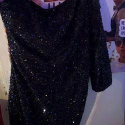 hoco dress and shoes