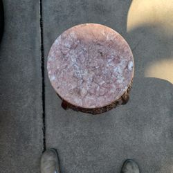 Hand Carved Pedestal Table Plant Stand 