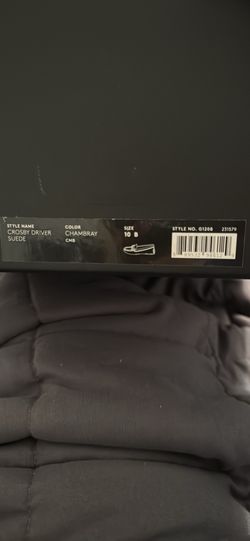 Coach Crosby Driver Suede size 10