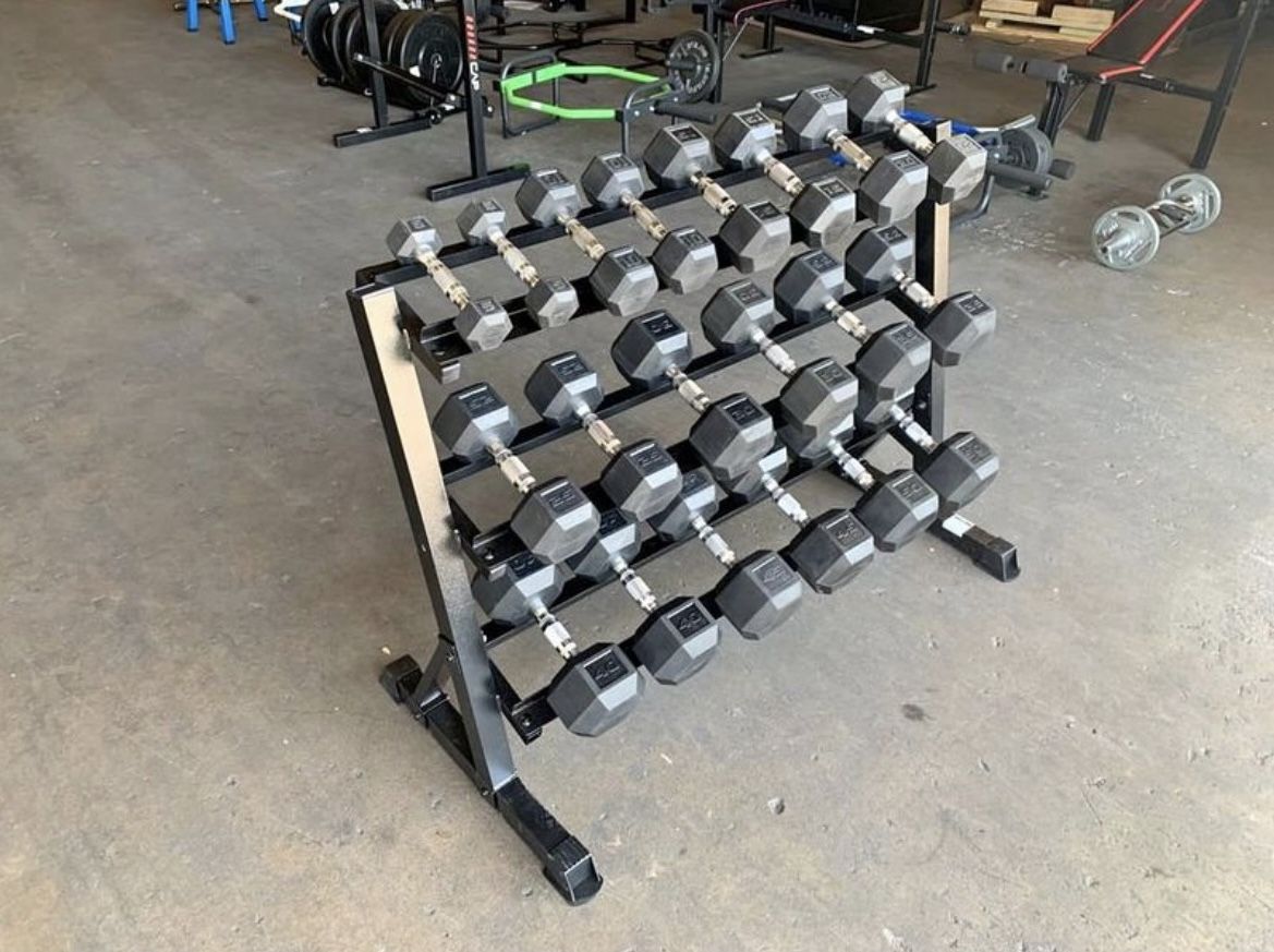 Brand New Hex Dumbbells