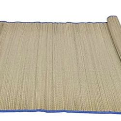 POWGYM Pack of 2 Tropical Woven Straw Beach Mat