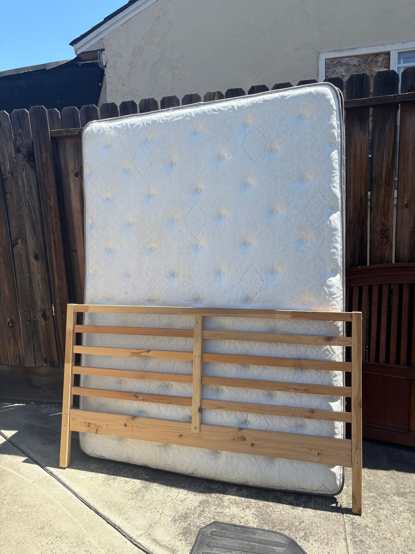 Queen Mattress And base 
