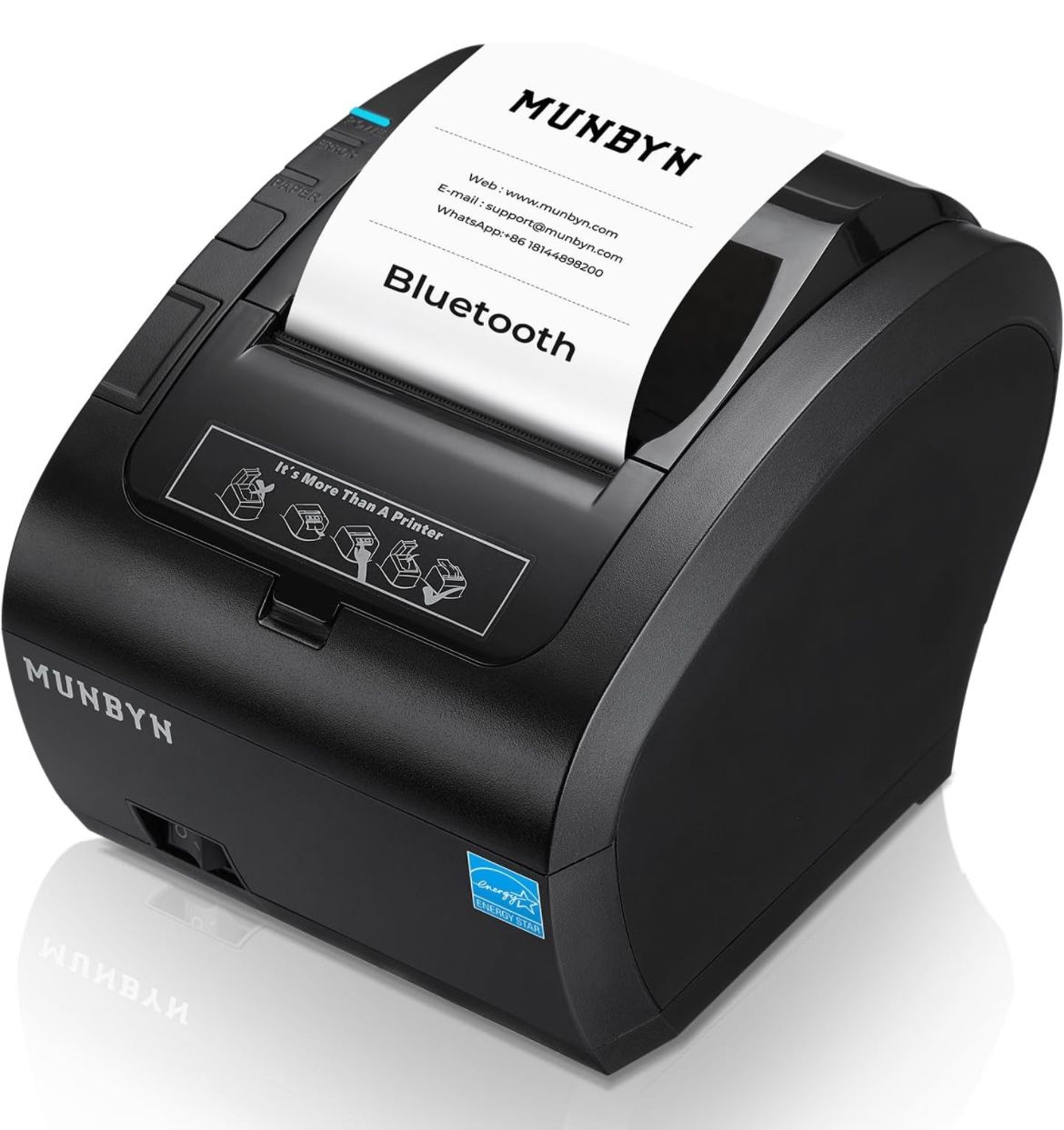 MUNBYN Bluetooth Thermal Receipt Printer