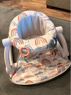 Fisher-Price Sit-Me-Up Floor Seat – Like New with Toys