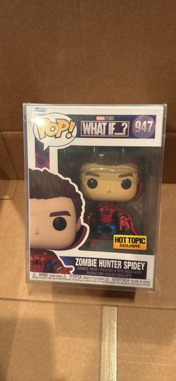 Brand New Funko POP! Marvel What If Zombie Hunter Spidey #947 Hot Topic Exclusive
