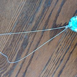 Silver Necklace, with Pendent