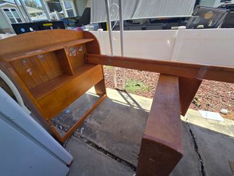 Twin bed frame madeof wood