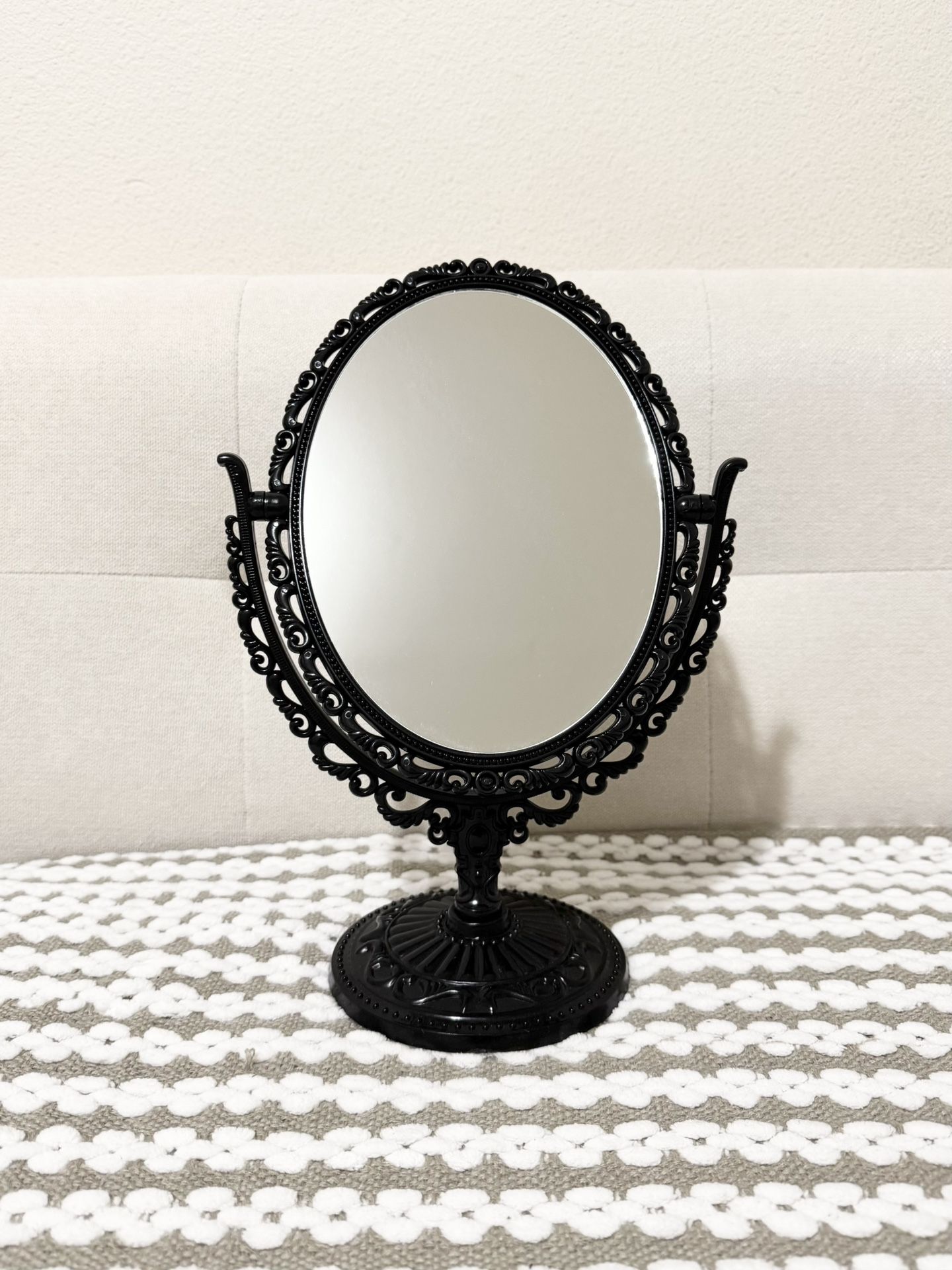 Elegant Double-sided Black Mirror