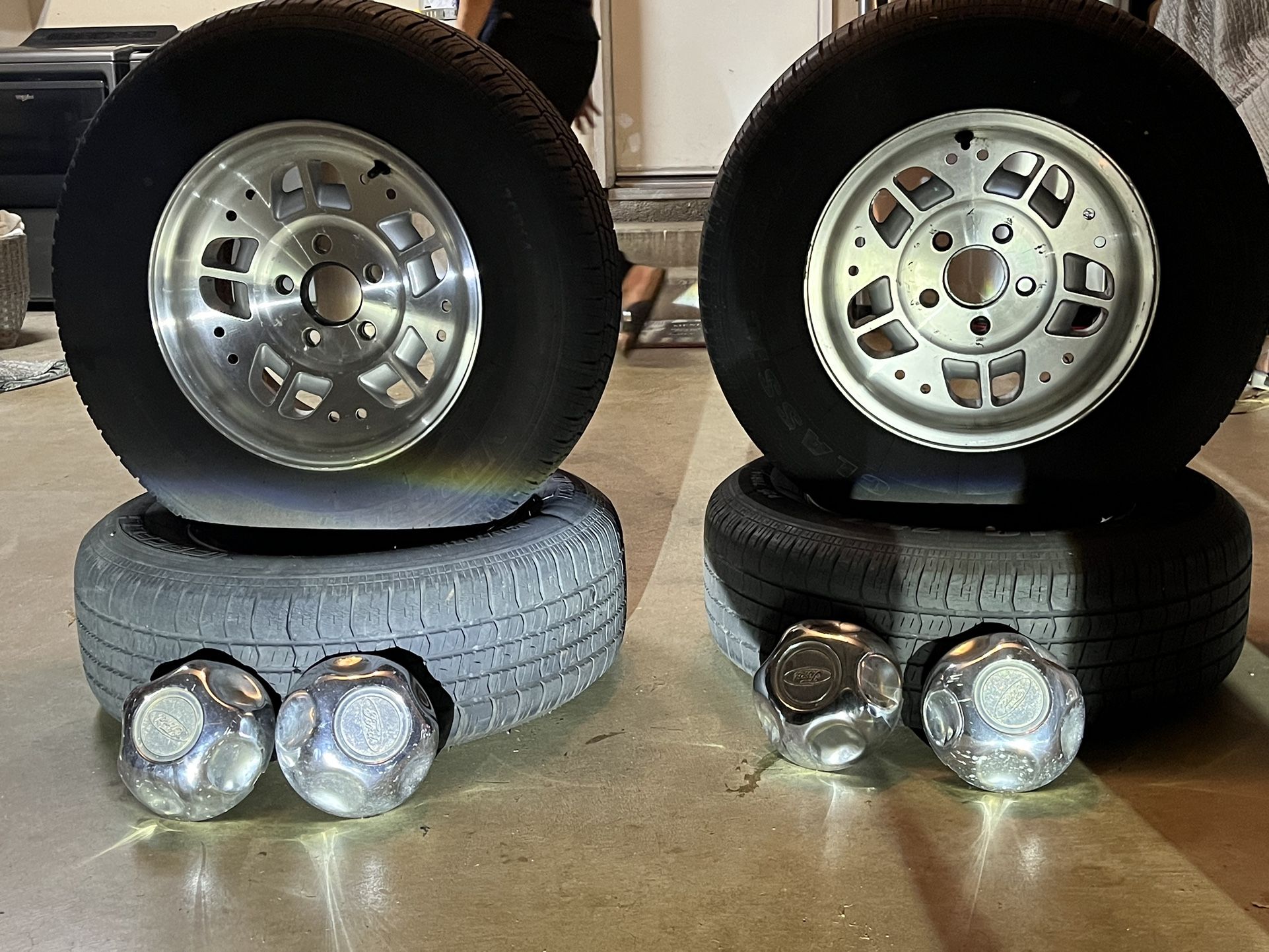 14 inch Aluminum Rims and Tires for Sale in Montclair, CA - OfferUp