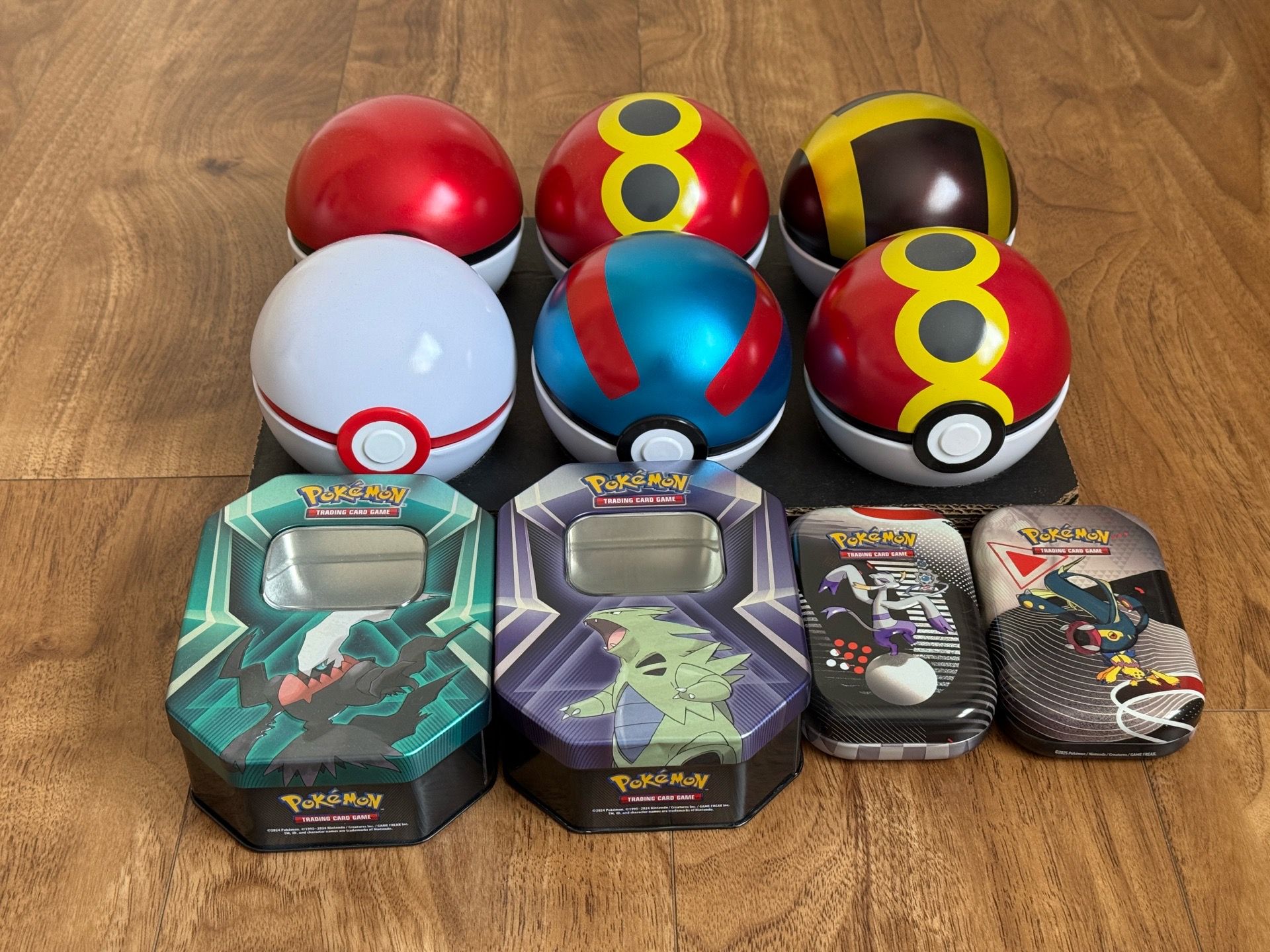 EMPTY Pokemon tins