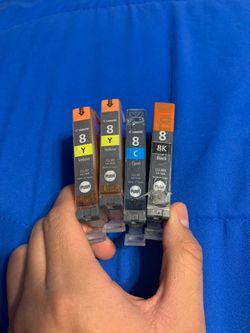 Canon CLI-8 Cyan, Yellow, and Black Ink Cartridges