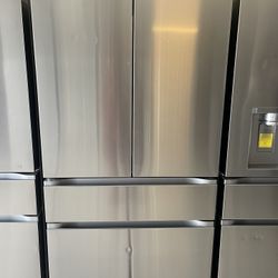 LG 30 cu. ft. Smart Standard-Depth MAX 4-Door French Door Refrigerator with Full-Convert Drawer