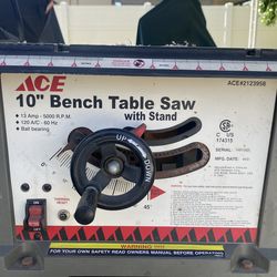Ace 10” table saw