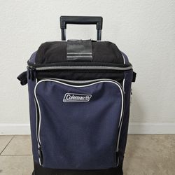 Soft Sided Coleman Cooler With Handle And Wheels