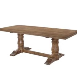  Leventis Weathered Oak Dining Table 
