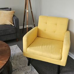 Yellow Accent Chair 