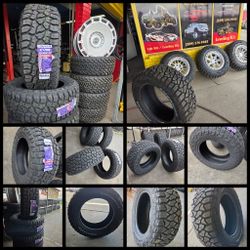 🔥 SALE SALE SALE 🔥
Off-road tires available in many different brands and sizes.
Perfect for trucks, SUVs, and lifted vehicles.
📩 Text me for prices