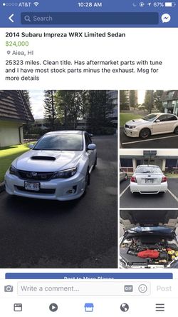 2014 Subaru Impreza WRX Limited Sedan