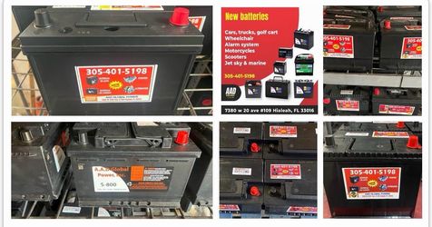 Baterías para exportación de autos no core no garantía