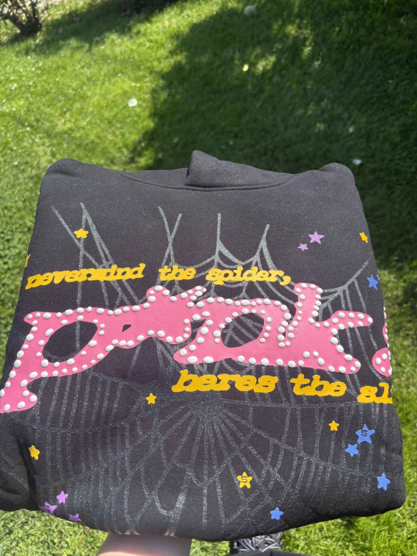 Sp5der P*NK Hoodie Size M