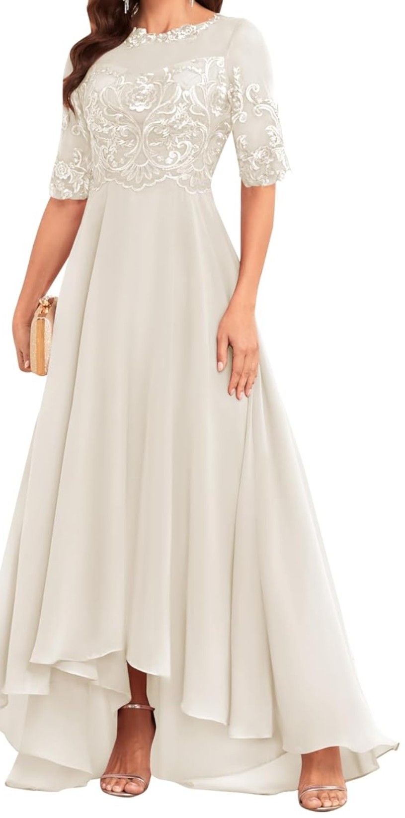 White Wedding Dress Size 12