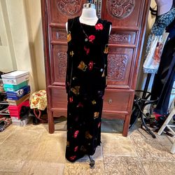 David Dart Black Velvet Dress