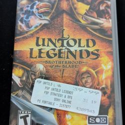 PSP Untold Legends 