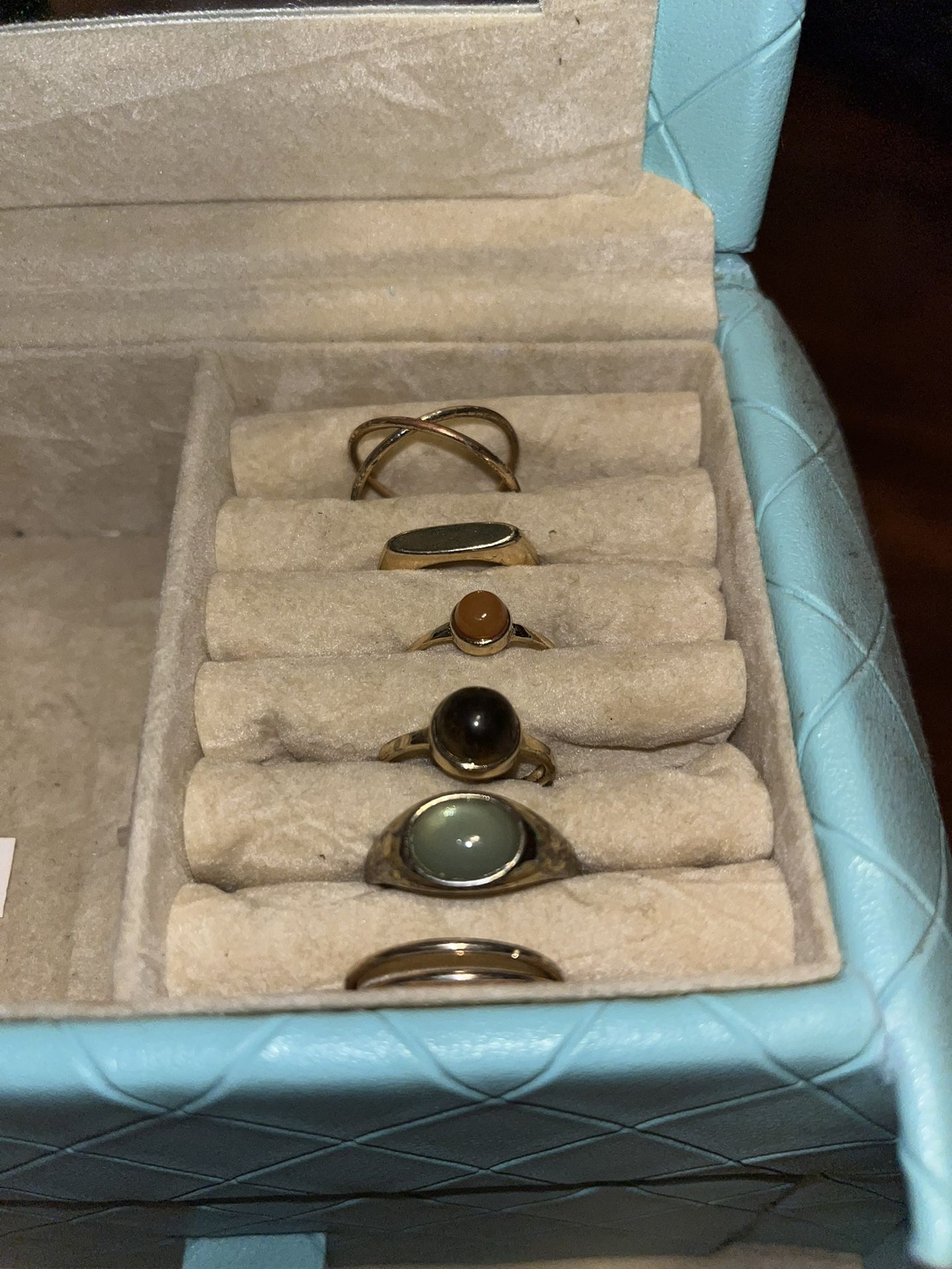 Earth Tone Ring Set