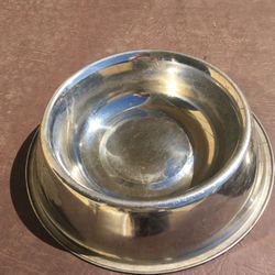 Pet food and water bowls