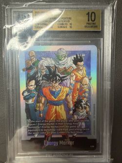 2025 Dragon Ball Super Fusion World Illustrations 01 Energy Marker #E-91 BGS 10