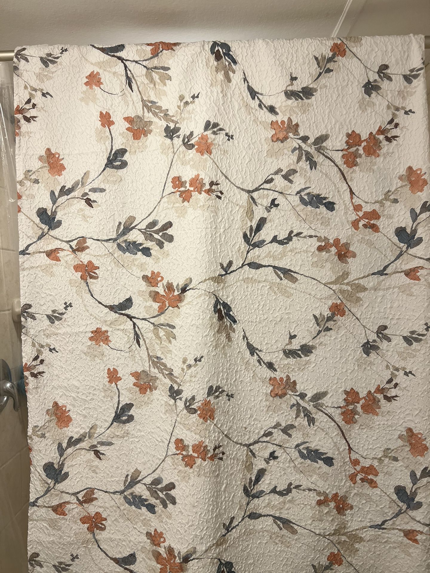 Fabric Shower Curtain.  Never Used. Changed My Mind. 