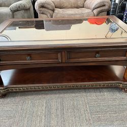 New Glass Top Coffee Table