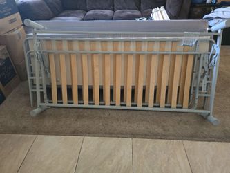 Gray queen size futon