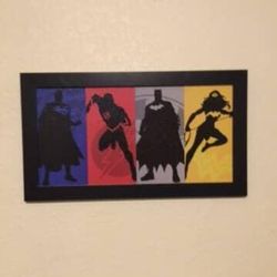 10.47 X 18.43in DC Superhero Wall Sign