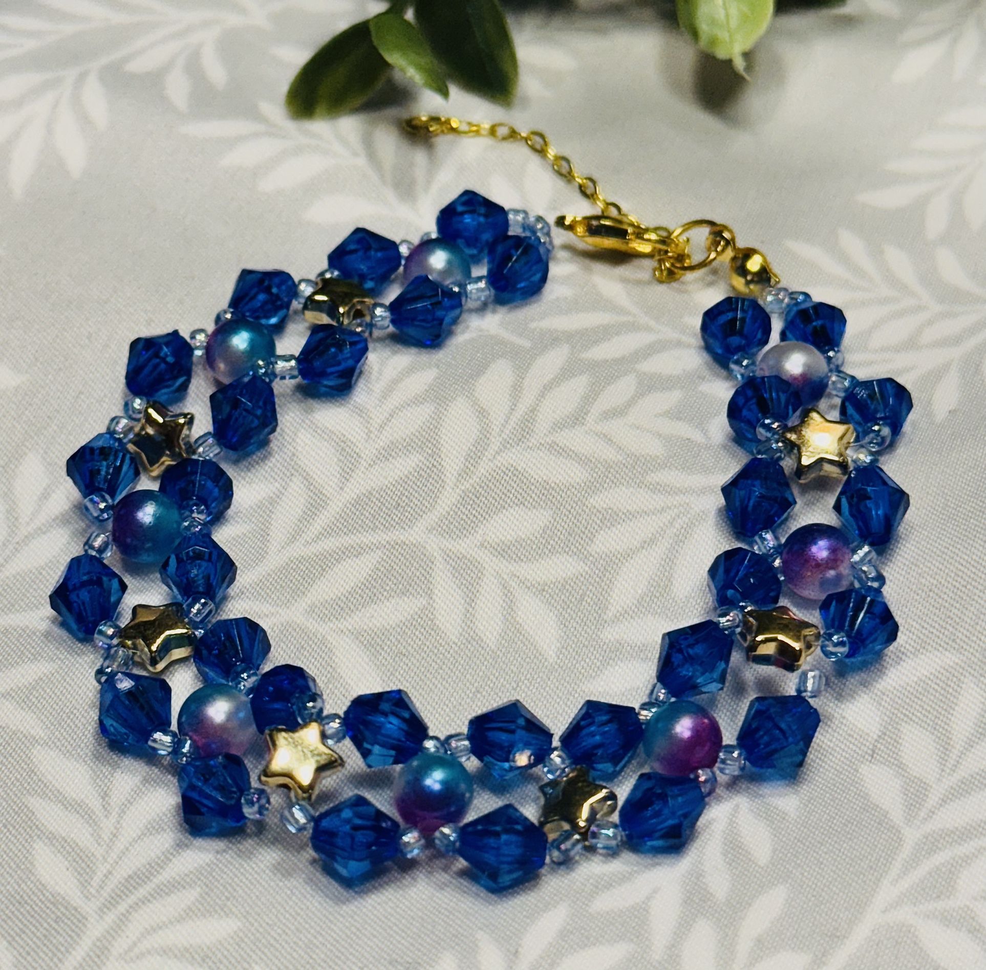 Cosmic Handmade Beaded Bracelet