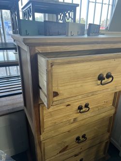 New Natural Wood Chest