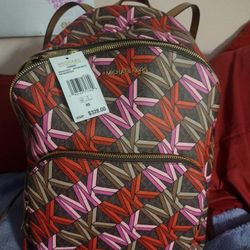 MICHAEL KORS LEATHER BACKPACK