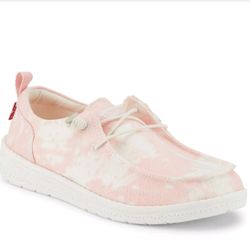 Levi''s Womans Shoes New Tie Dye CVS Sporty Fashion Slip _on Sneaker shoe  Pink Size 7.5