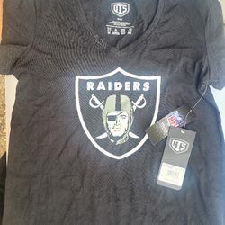 Brand New Women's Raiders V Neck Top