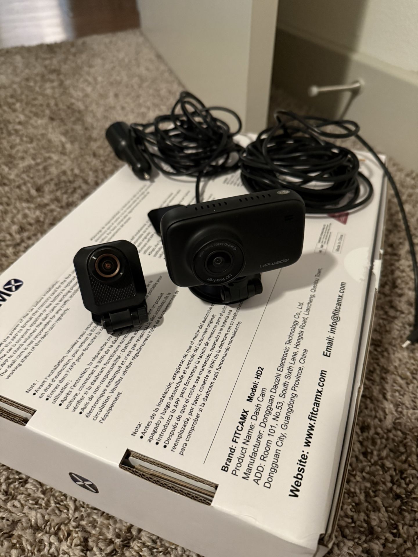 Apeman C860 HD Front & Rear Dash Cam